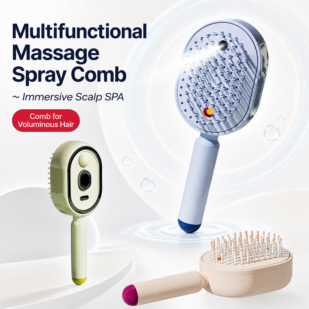 🔥Day Sale 50% OFF🔥Electric Spray Air Cushion Massage Comb